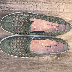 Lucky Brand Women’s Green Loafers